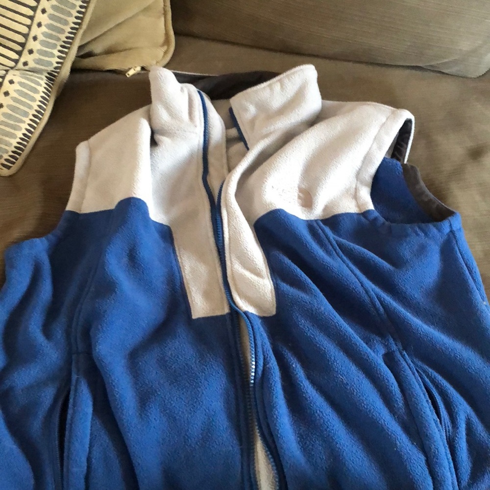 North face fleece vest size M